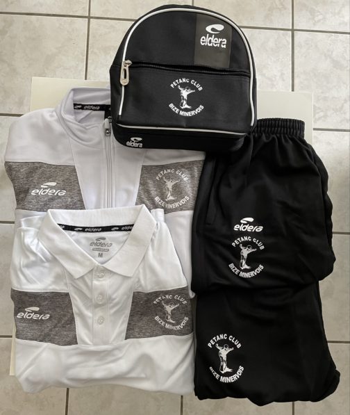 Pack joueur Eldera Pétanque club Bize Minervois Dsport