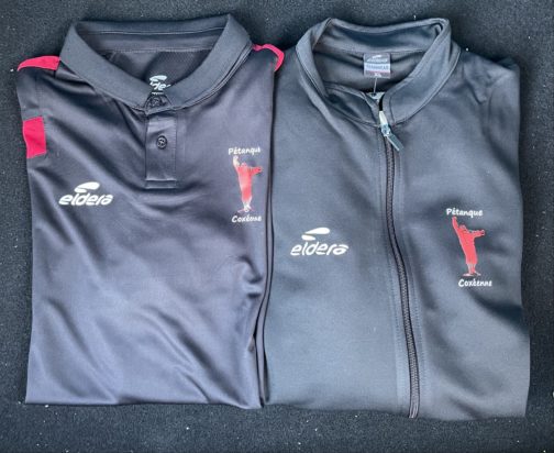 Polo action et veste de survêtement BR11 Eldera Pétanque coxéenne Dsport