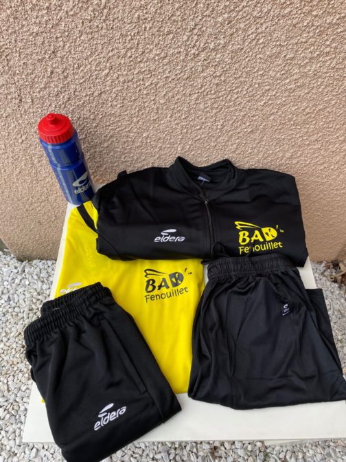 Pack joueur Eldera Bad in fenouillet badminton Dsport