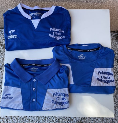 Tenue de pétanque du club salvageois Dsport