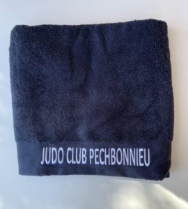 Serviette du judo club pechbonnieu Dsport