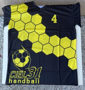 Maillot personalisé Vestiaire du sport Ciel 31 handball Dsport