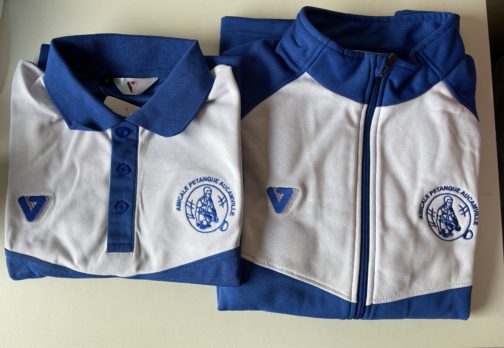 Veste et polo Vestiaire du sport, 100% personnalisé Amicale Pétanque Aucamville